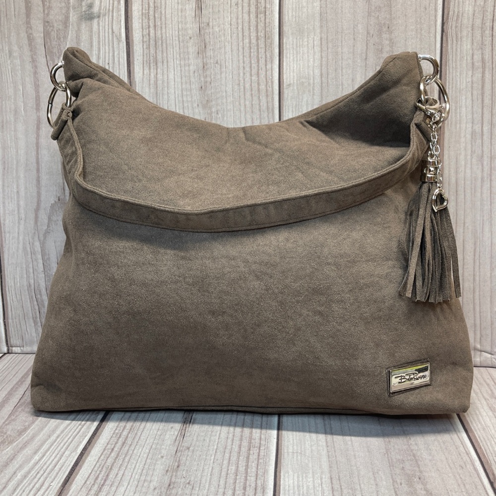 Bella Russo Slouched Purse Handbag with Key Ring